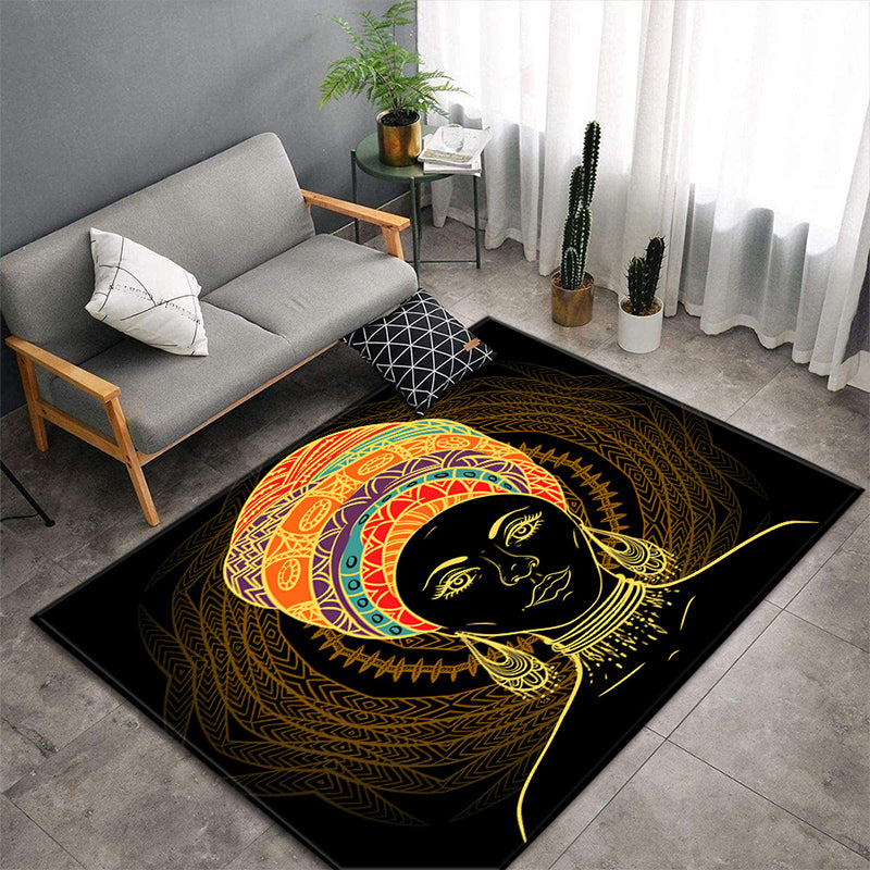 BowLift | Funky Multicolor Tropical Carpet Synthetic Animal Pattern Carpet Pet Friendly Easy to Care Indoor Carpet for Decoration