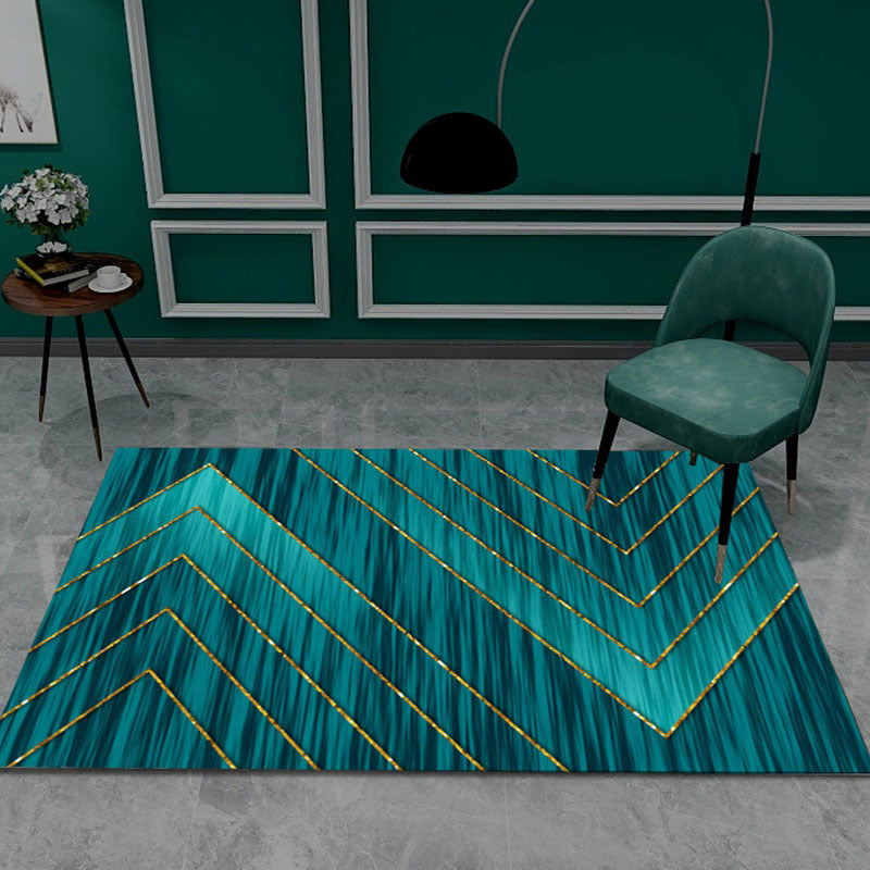 BowLift | Classic Multicolored Geometric Carpet Synthetic Modern Carpet Non-slip Easy Care Indoor Carpet for Decoration