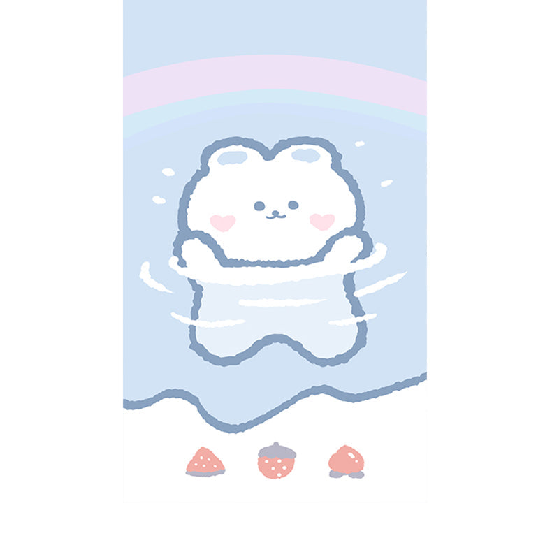 BowLift | Colorful printed cartoon carpet polyester Cute area rug Easy care pet-friendly indoor rug for children's room