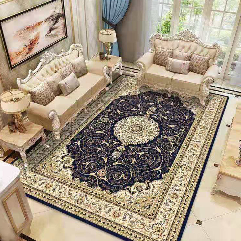 BowLift | Americana Home Rug Multicolored Printed Rug Polyester Non-Slip Backing Easy Care Rug