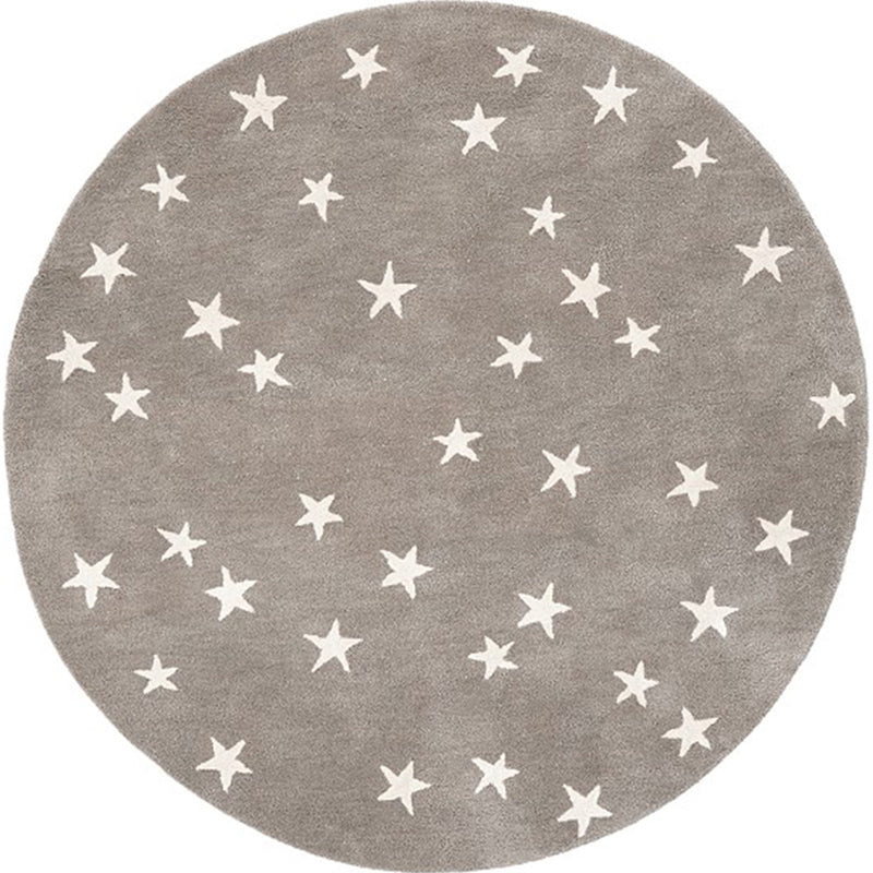 BowLift | Funny Decor Rug Multicolor Stars Print Indoor Rug Polyester Non-Slip Back Pet-Friendly Rug