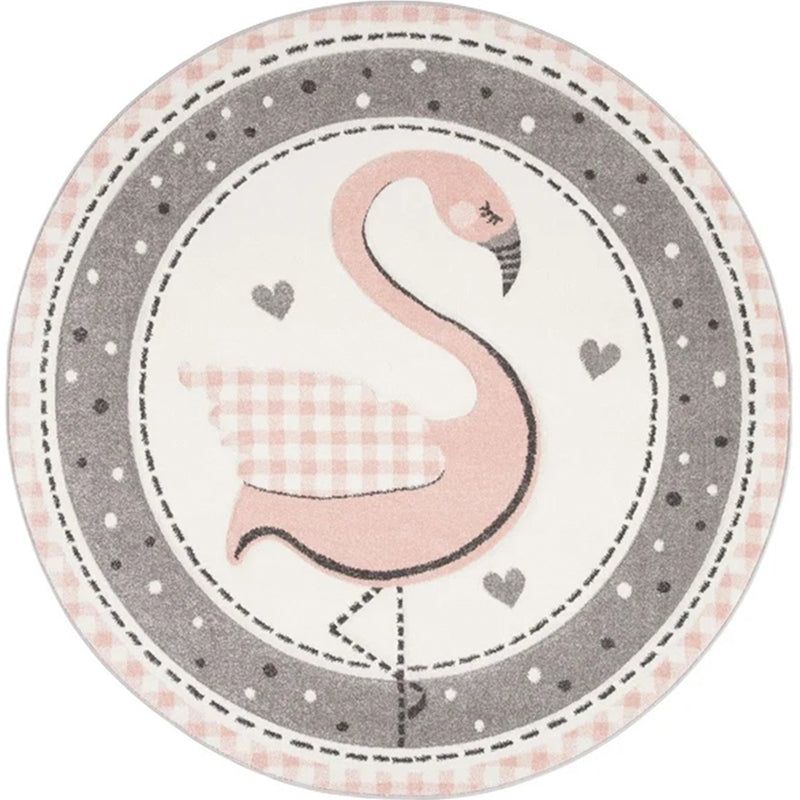 BowLift | Colorful Cartoon Rug Polyester Lovable Indoor Carpet Easy Care Pet-friendly Area Rug for Kids