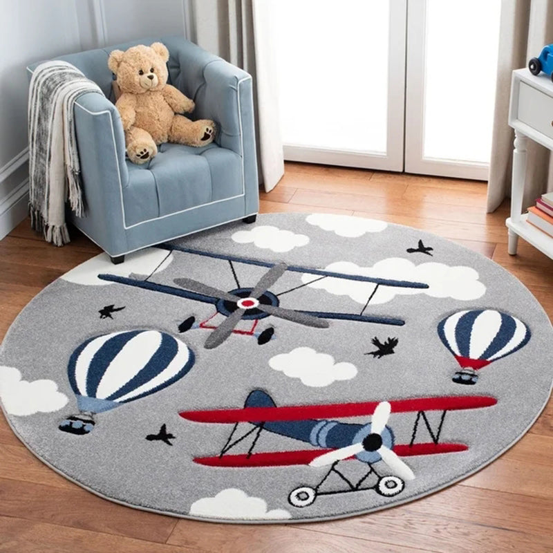 BowLift | Colorful Cartoon Carpet Polyester Lovable Indoor Carpet Easy to Care Pet-Friendly Area Rug for Kids