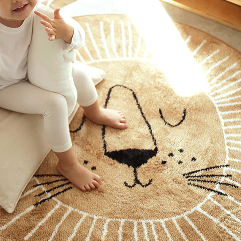 BowLift | Colorful Creative Carpet Polyester Cartoon Print Indoor Rug Non-Slip Back Pet-Friendly Rug for Kids