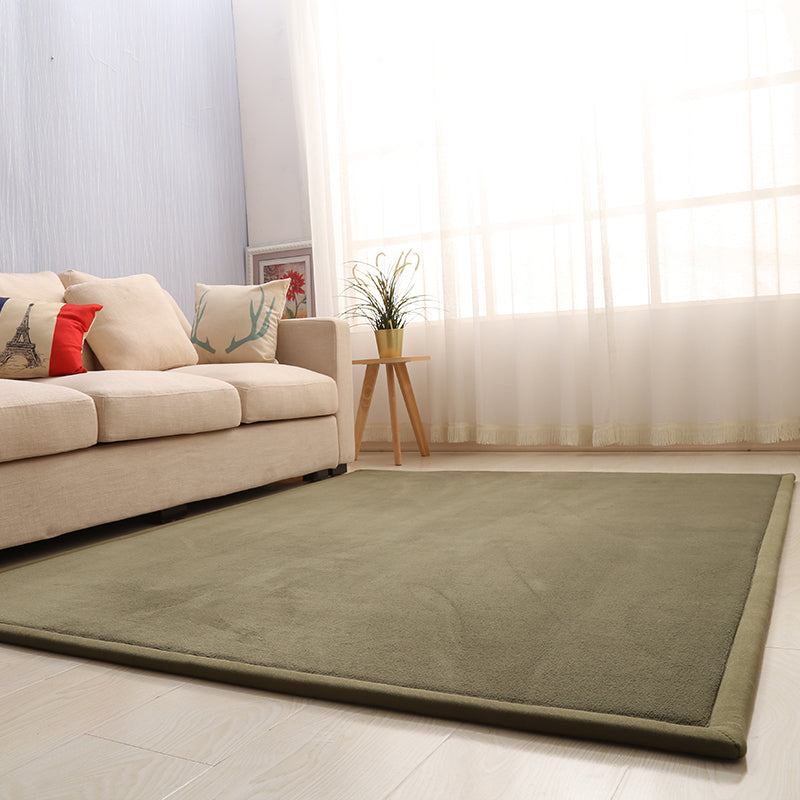 BowLift | Casual Solid Color Rug Multicolored Synthetic Indoor Rug Pet-Friendly Non-Slip Back Rug for the Bedroom