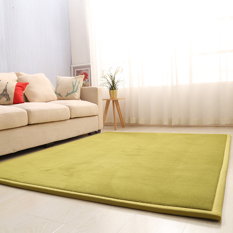 BowLift | Casual Solid Color Rug Multicolored Synthetic Indoor Rug Pet-Friendly Non-Slip Back Rug for the Bedroom