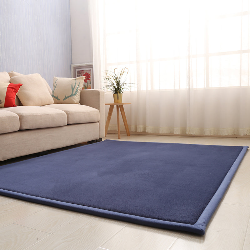 BowLift | Casual Solid Color Rug Multicolored Synthetic Indoor Rug Pet-Friendly Non-Slip Back Rug for the Bedroom