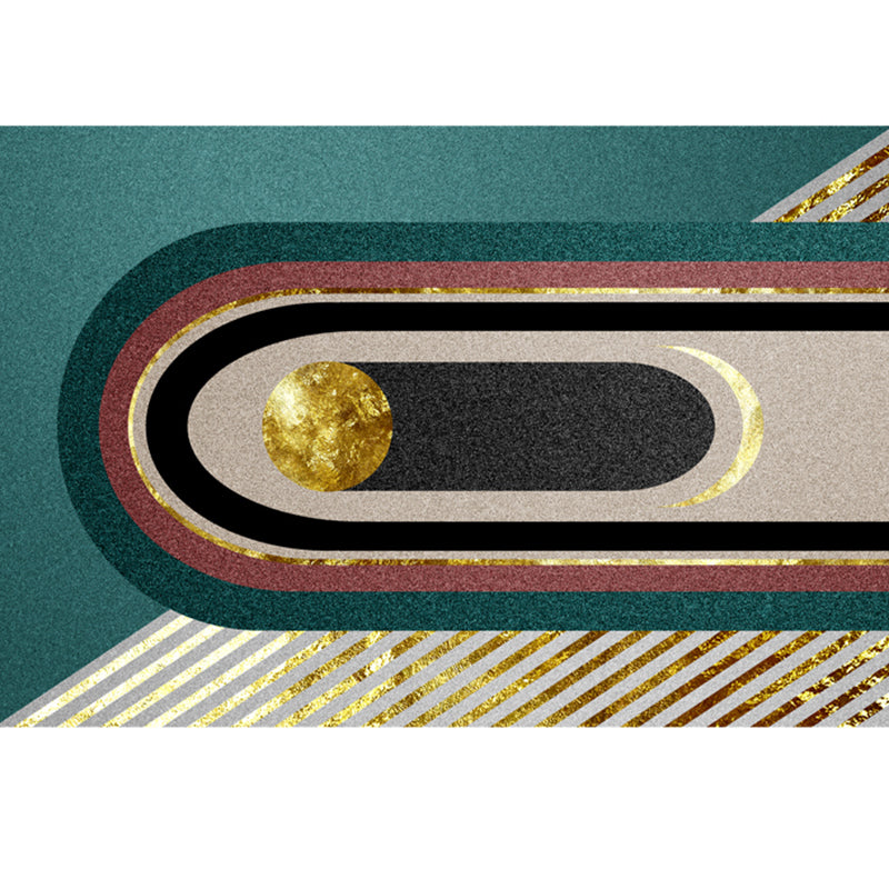 BowLift | Funky Living Room Rug Multicolor geometric pattern rug polypropylene pet-friendly washable rug