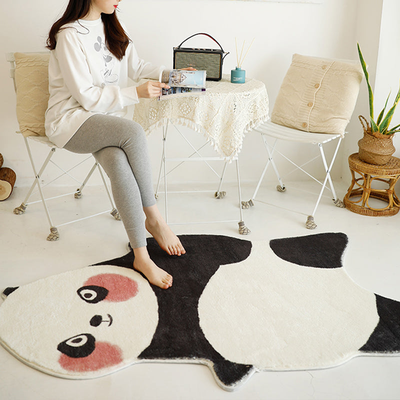 BowLift | Irregular Shape Animal Skin Rug Multicolored Creative Indoor Rug Polyester Pet-Friendly Easy-Care Rug for Decoration
