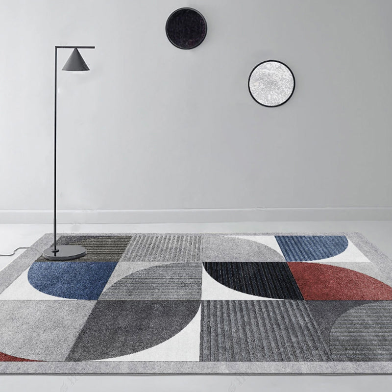 BowLift | Western Living Room Rug Multicolored Polypropylene Rug Non-Slip Back Washable Indoor Rug