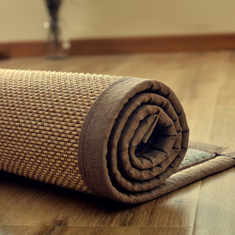 BowLift | Casual Multi Color Plain Rug Flax Cabin Area Carpet Non-Slip Easy Care Washable Indoor Rug for Decoration