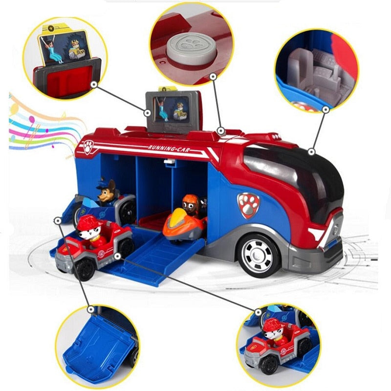 BowLift | Paw Patrol Fun Toy Playset – Complete Rescue Team Action Figures with Vehicle