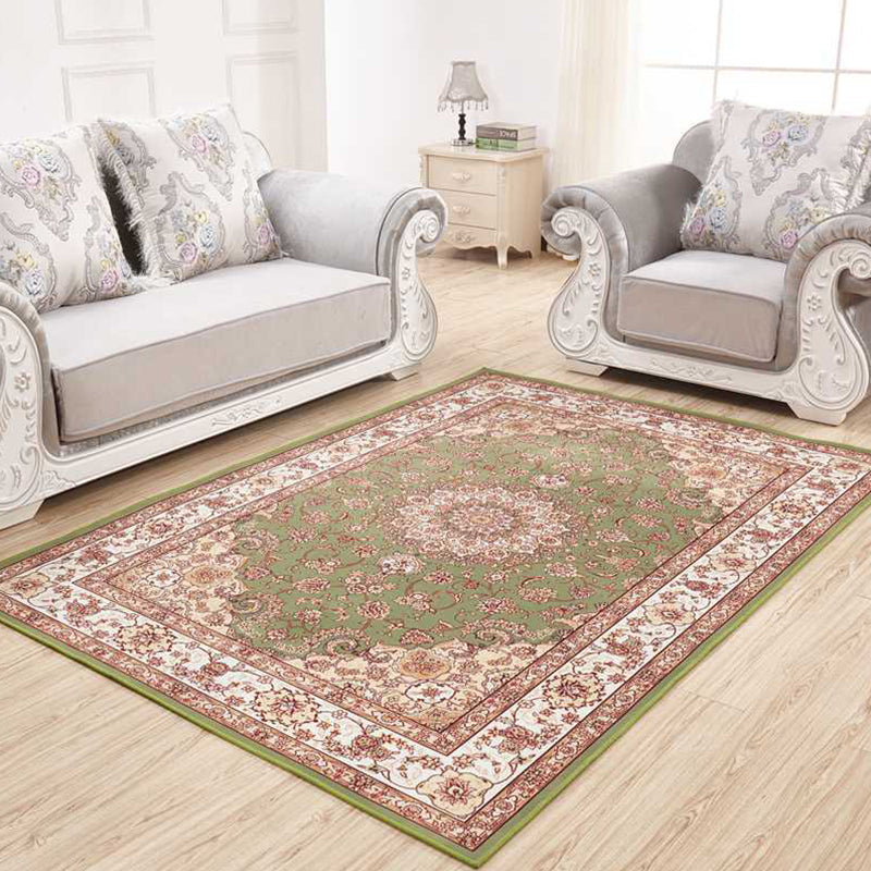 BowLift | Shabby Chic Floral Rug Multi-Color Polypropylene Indoor Rug Easy Care Pet-Friendly Rug for the Living Room