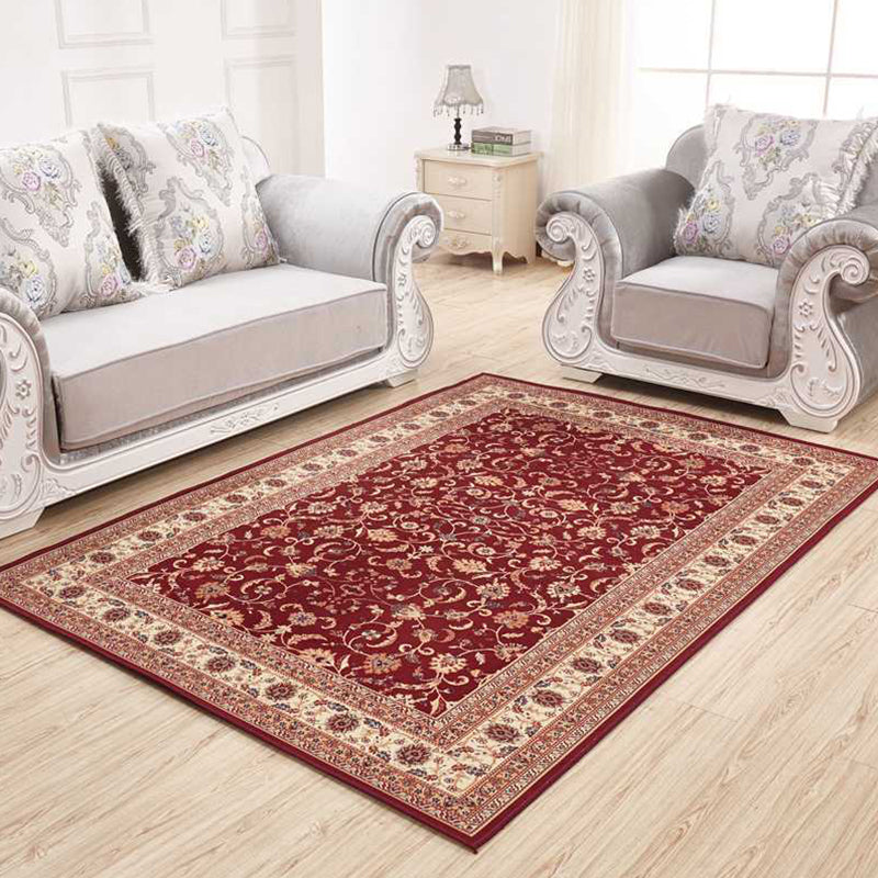 BowLift | Shabby Chic Floral Rug Multi-Color Polypropylene Indoor Rug Easy Care Pet-Friendly Rug for the Living Room