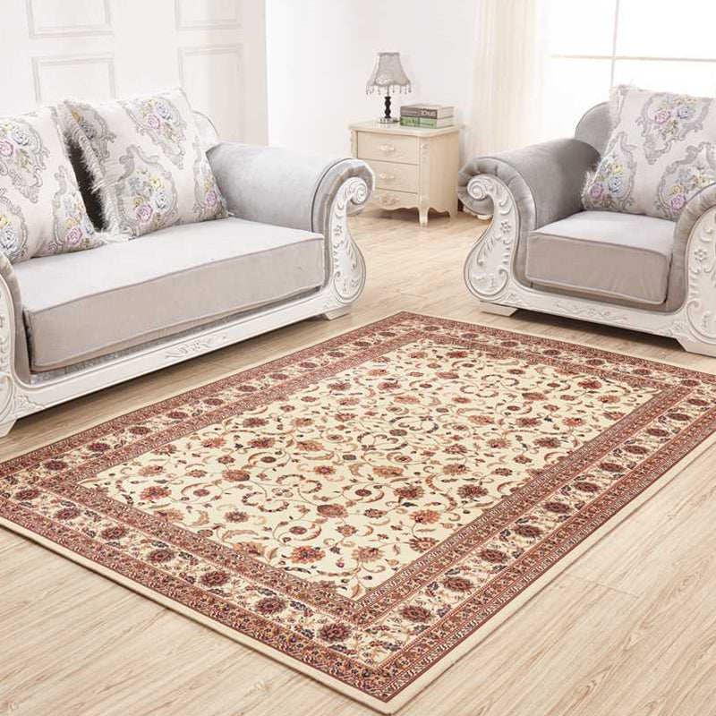 BowLift | Shabby Chic Floral Rug Multi-Color Polypropylene Indoor Rug Easy Care Pet-Friendly Rug for the Living Room