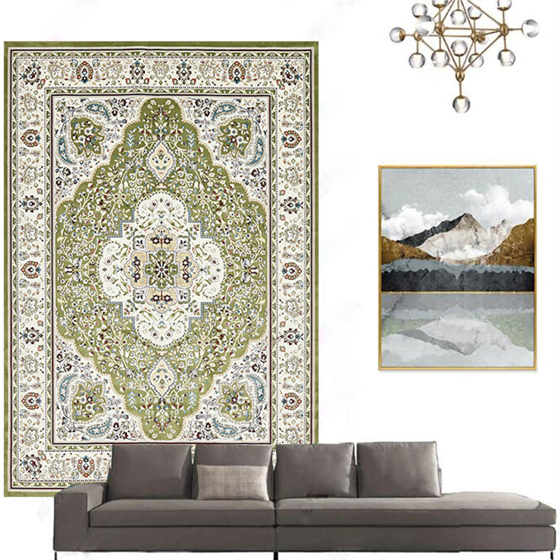 BowLift | Casual floral printed rug multicolored polypropylene indoor rug non-slip backing easy to care for rug for bedroom