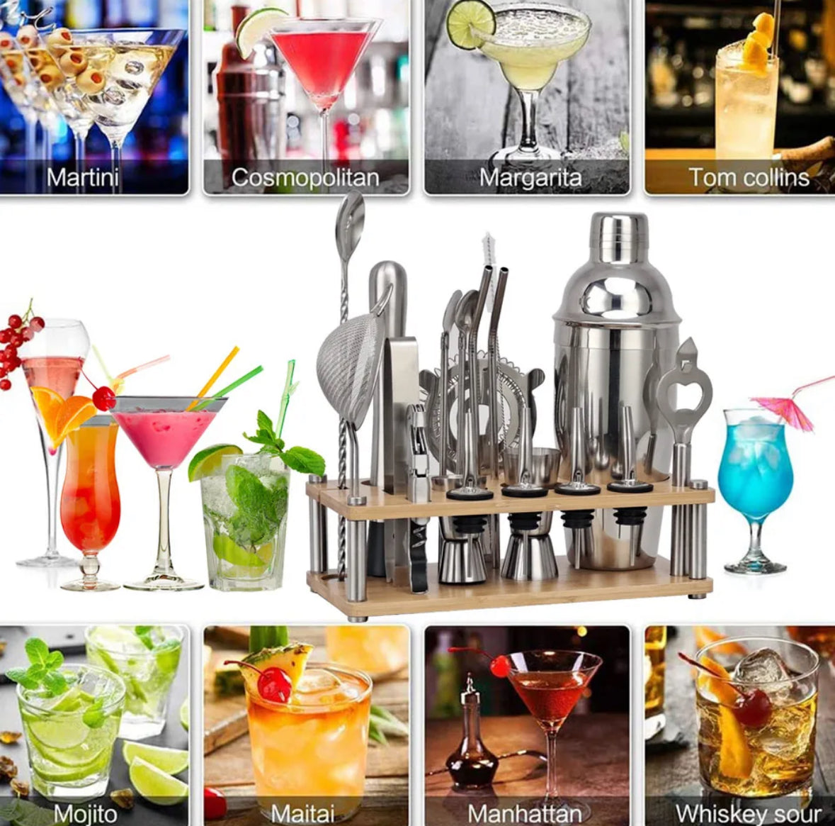BowLift | 23-Piece Professional Bartender Set - ShakerPro