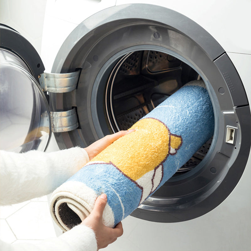 BowLift | Beautiful Children's Room Rug Multi-colored Cartoon Printed Area Rug Lambswool Non-slip Machine Washable Rug