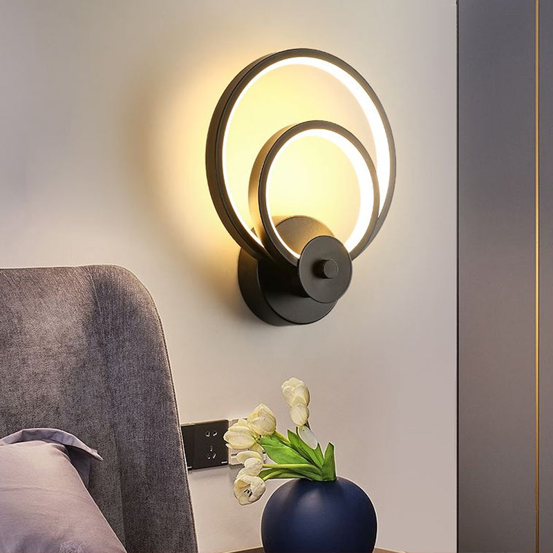 BowLift | Acrylic Loop-shaped Wall Light Simplicity LED Wall Sconce for Bedroom
