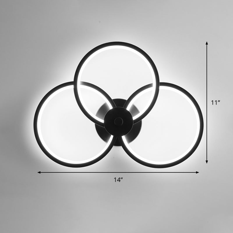 BowLift | Acrylic Loop-shaped Wall Light Simplicity LED Wall Sconce for Bedroom