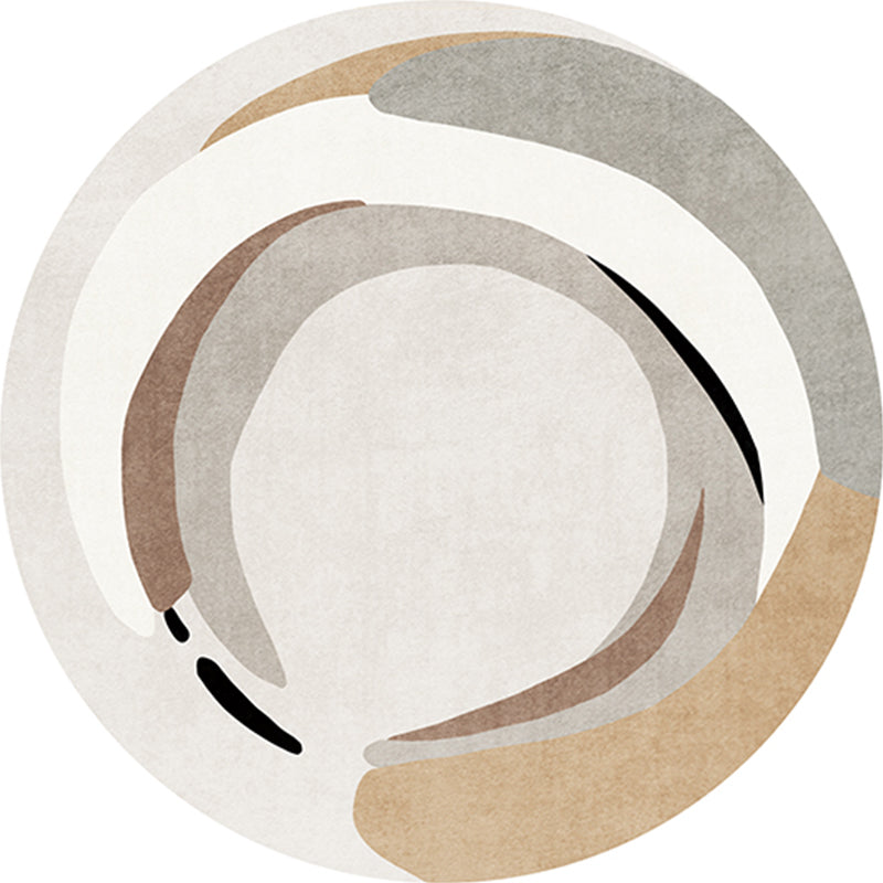 BowLift | Designer Color Block Area Rug Multi Color Cotton Blend Area Rug Easy Care Pet Friendly Washable Indoor Rug for Decor