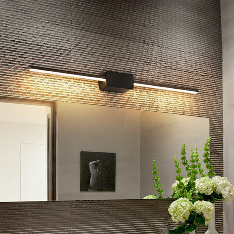 BowLift | Pol-shaped bathroom vanity wall lamp acrylic minimalist LED wall-mounted light