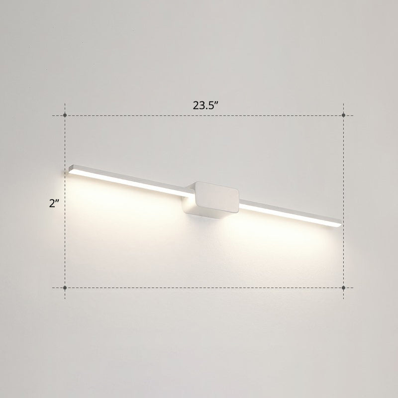 BowLift | Pol-shaped bathroom vanity wall lamp acrylic minimalist LED wall-mounted light