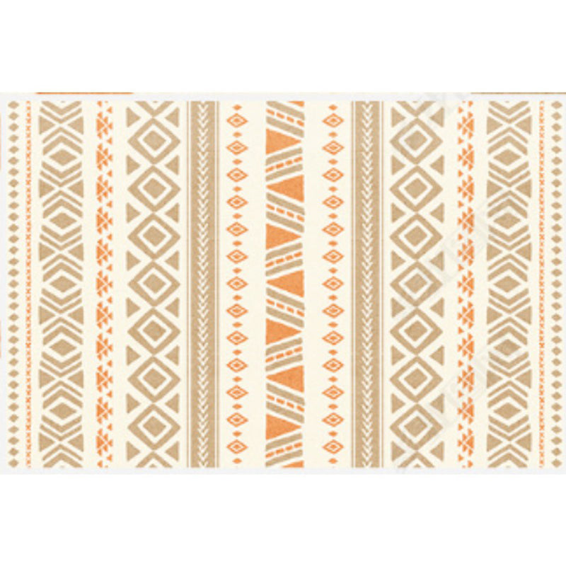BowLift | Western geometric pattern rug Multicolored polypropylene indoor rug non-slip backing pet-friendly area rug for decoration