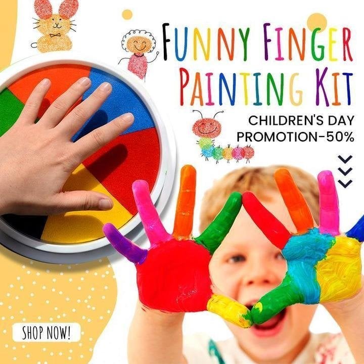 BowLift | Funny Finger Painting Kit