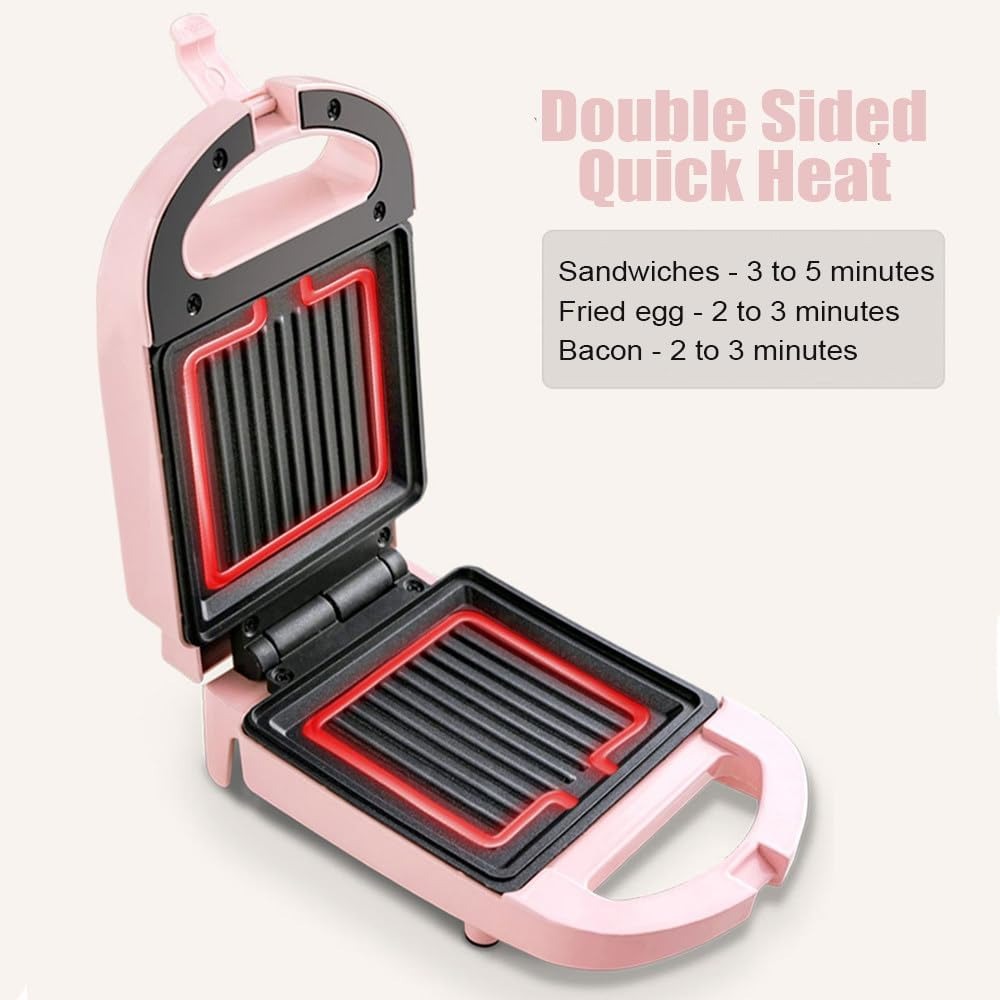 BowLift | 2-in-1 Sandwich Maker & Toaster | Non-Stick Auto-Sealing Plates for Quick Breakfasts, Snacks & Easy Cleanup