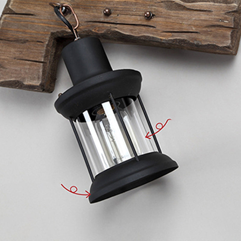 BowLift | Wood Shiplap Wall Lamp Light Country 1-Light Restaurant Wall Light in Brown
