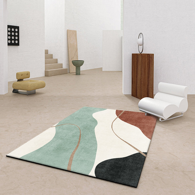 BowLift | Western Handmade Carpet Multicolored Polyester Area Rug Non-Slip Pet-Friendly Easy Care Indoor Rug for Living Room