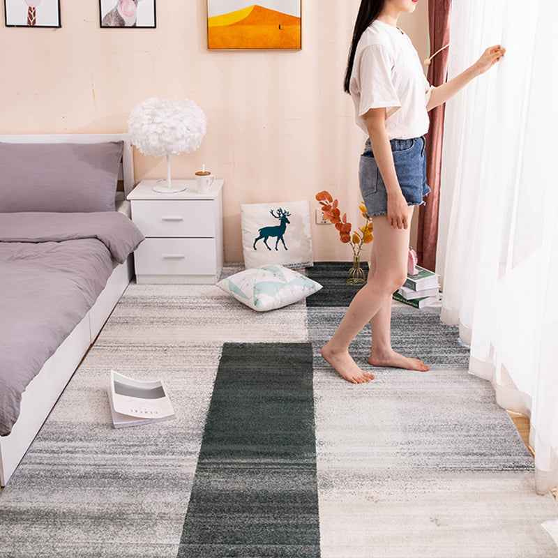 BowLift | Comfort Hand-printed Carpet Multicolored Lambswool Area Rug Non-slip Back Easy-care Indoor Rug for the Bedroom