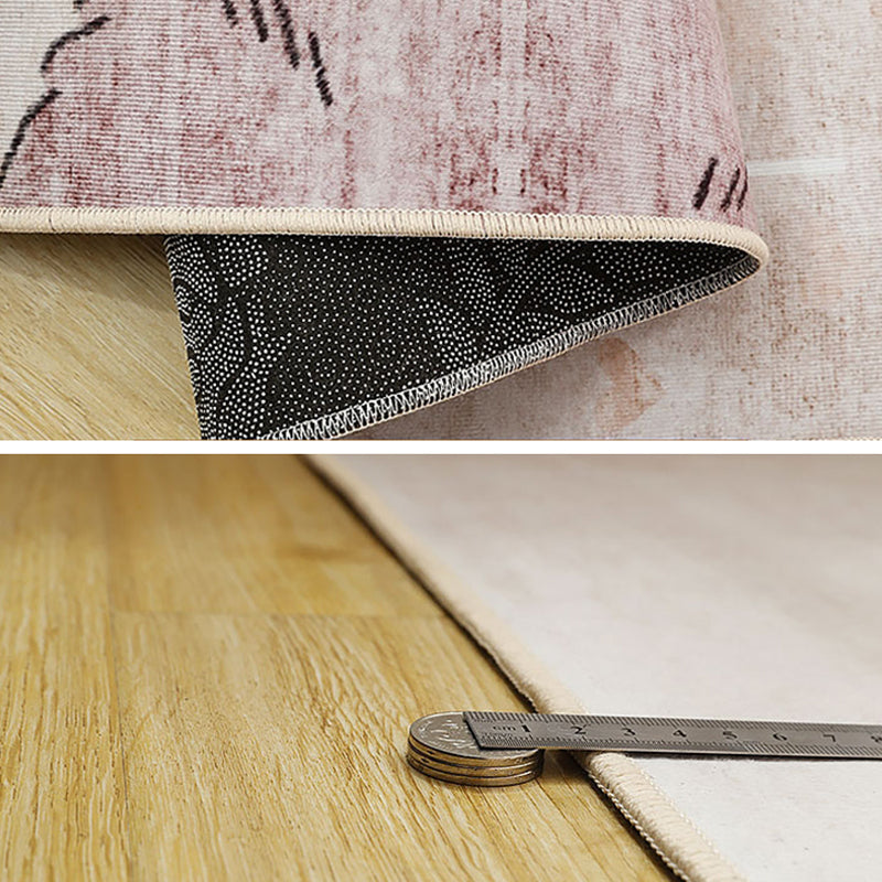 BowLift | Cute Cartoon Pattern Carpet Multicolor Polypropylene Indoor Carpet Non-Slip Easy to Care Area Rug for Kids Room