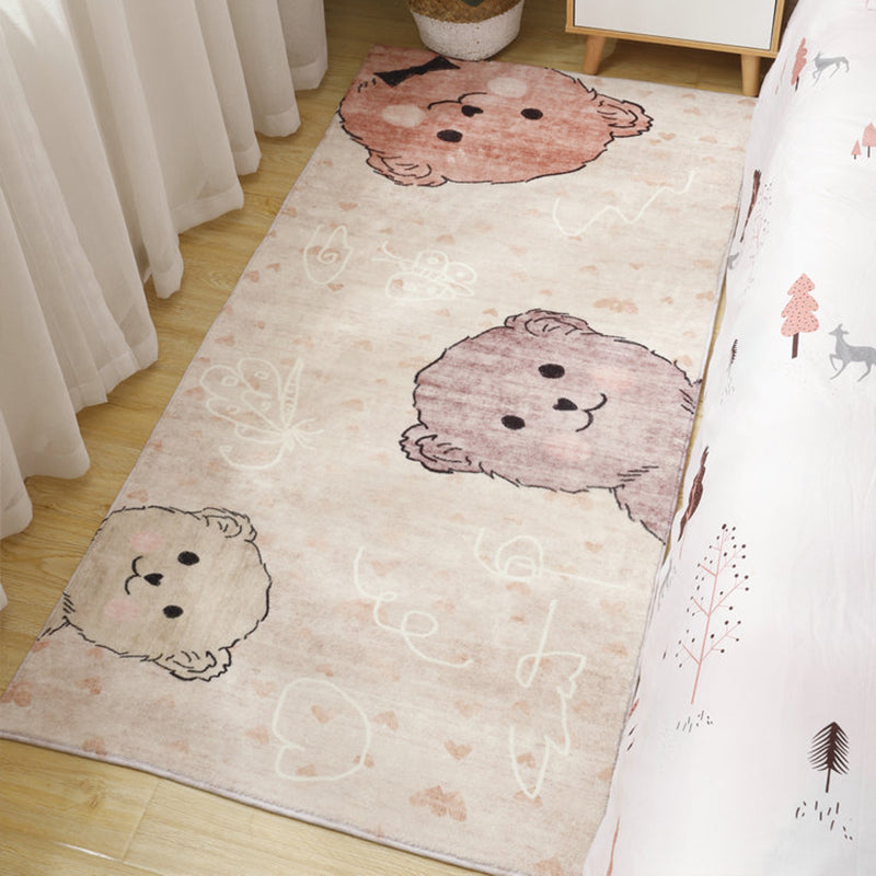 BowLift | Cute Cartoon Pattern Carpet Multicolor Polypropylene Indoor Carpet Non-Slip Easy to Care Area Rug for Kids Room