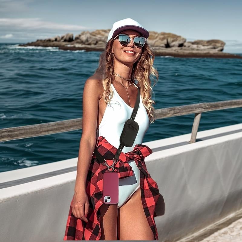 BowLift | Adjustable Phone Lanyard Crossbody Strap with Wallet