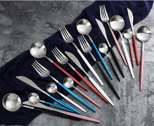 BowLift | 24-Piece Stainless Steel Gold-Silver Luxury Cutlery - RoyalGlow