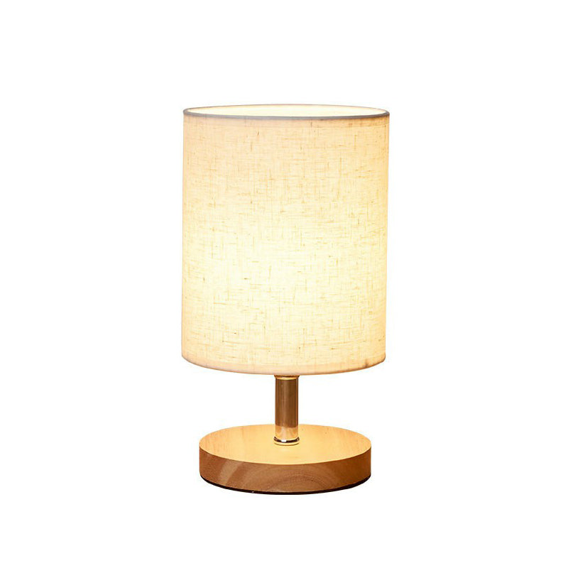 BowLift | LinenWood Minimalist Table Lamp – Natural Wooden Base & Linen Shade for Warm, Modern Lighting