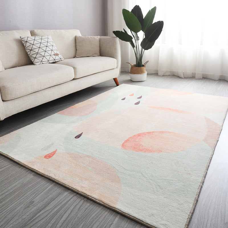 BowLift | Antique Living Room Rug Multicolored Flower Pattern Rug Non-Slip Back Pet Friendly Easy to Care Indoor Rug