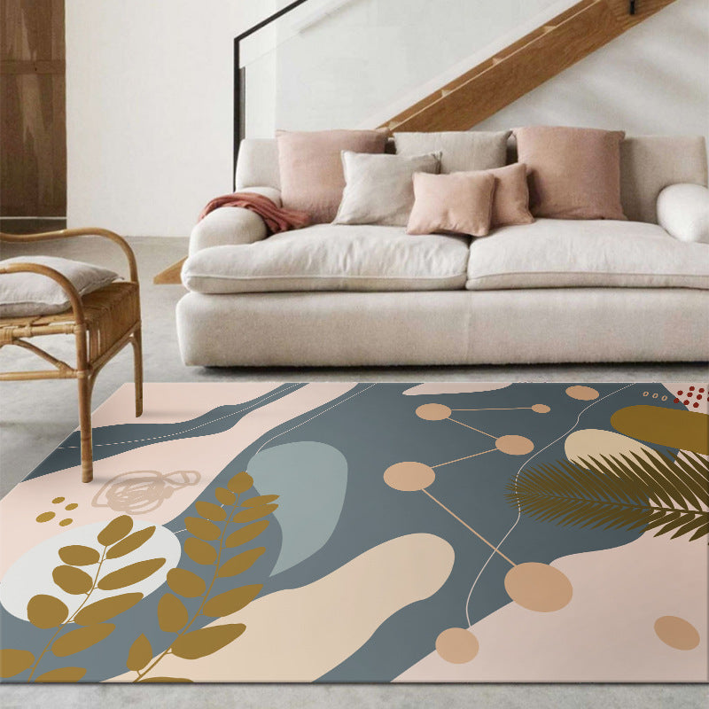 BowLift | Western Color Power Carpet Multicolor Polypropylene Carpet Non-slip Stain-resistant Carpet for Living Room