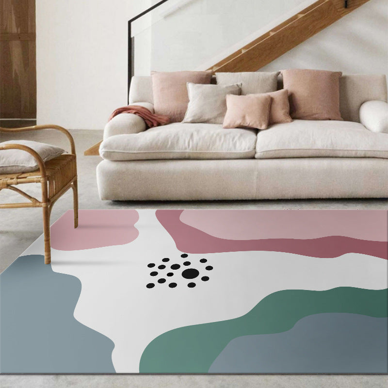 BowLift | Western Color Power Carpet Multicolor Polypropylene Carpet Non-slip Stain-resistant Carpet for Living Room