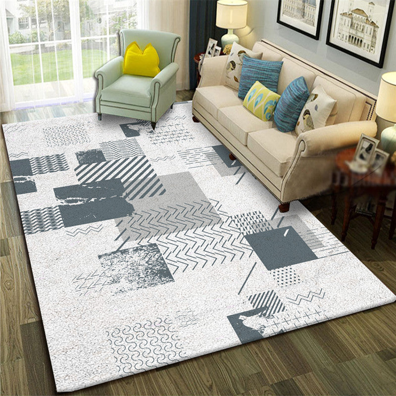 BowLift | Calming Abstract Carpet Multiple Colors Polyester Area Rug Pet-Friendly Easy to Care Indoor Carpet for Living Room