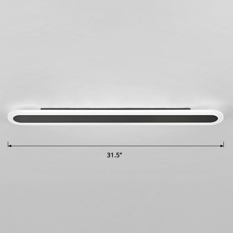 BowLift | Acrylic Bar-Shaped Wall Lighting Nordic Style LED Surface Wall Lamp for Hallway