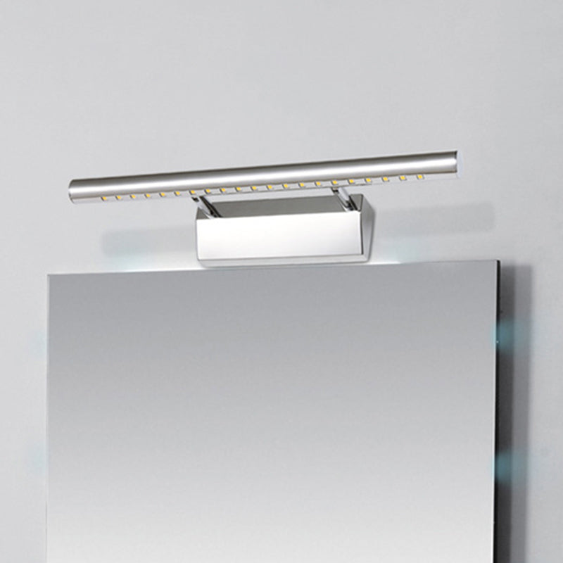 BowLift | Stainless Steel Post Wall Lamp Minimalistic Nickel LED Wall Mounted Light with Pivot Joint
