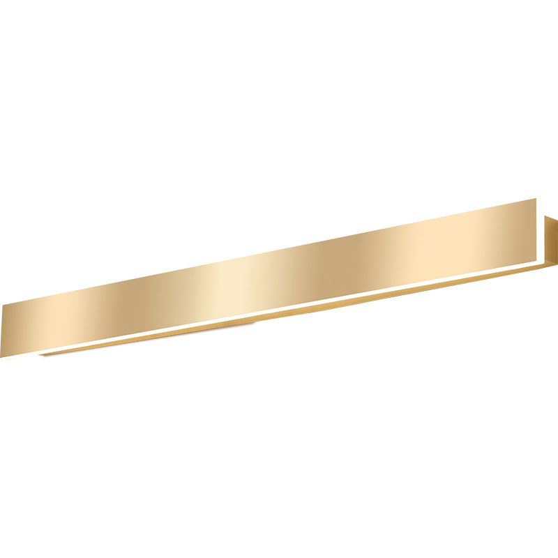 BowLift | Aluminium Beam-Shaped Flush Wall Sconce Minimalist Gold-Plated LED Wall Lamp for Living Room