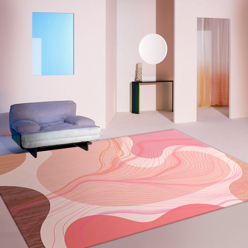 BowLift | Western color block carpet Multicolored Polyester area rug Non-slip Pet friendly Easy to maintain Indoor rug for decoration