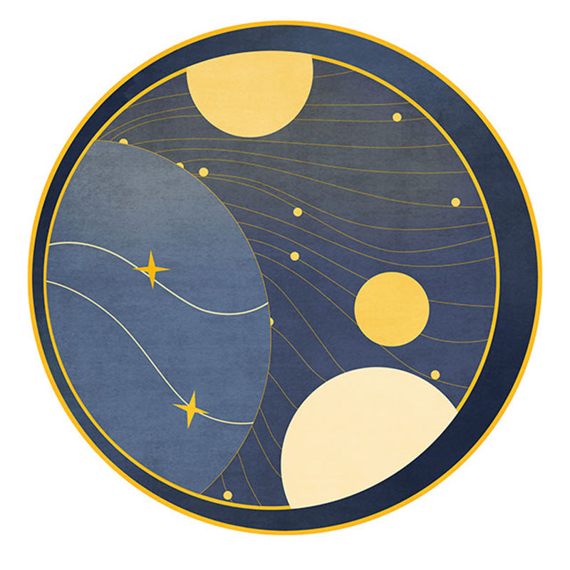 BowLift | Casual Color Block Carpet Multicolor Polypropylene Area Rug Non-Slip Backing Pet-Friendly Easy Care Indoor Rug for Room