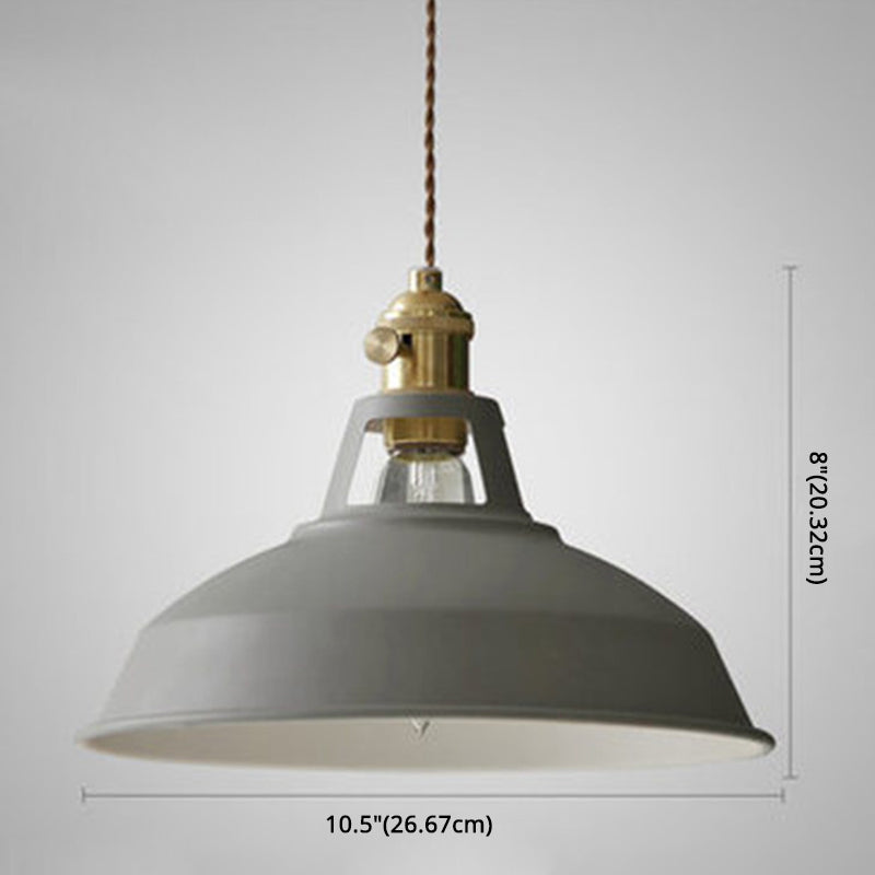 BowLift | Industrial Retro Pendant Lamp Metal 1-Light | Vintage Pendant Lamp For Restaurant & Dining Room | E27 LED compatible