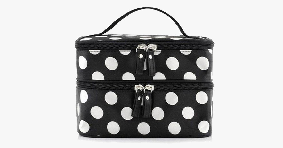 BowLift | Polka Dot Make Up Bag