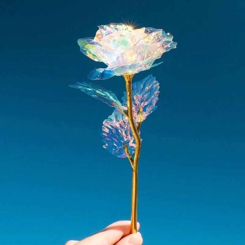 BowLift | For the Gift to Your Loved Ones - Colorful Glass Rose